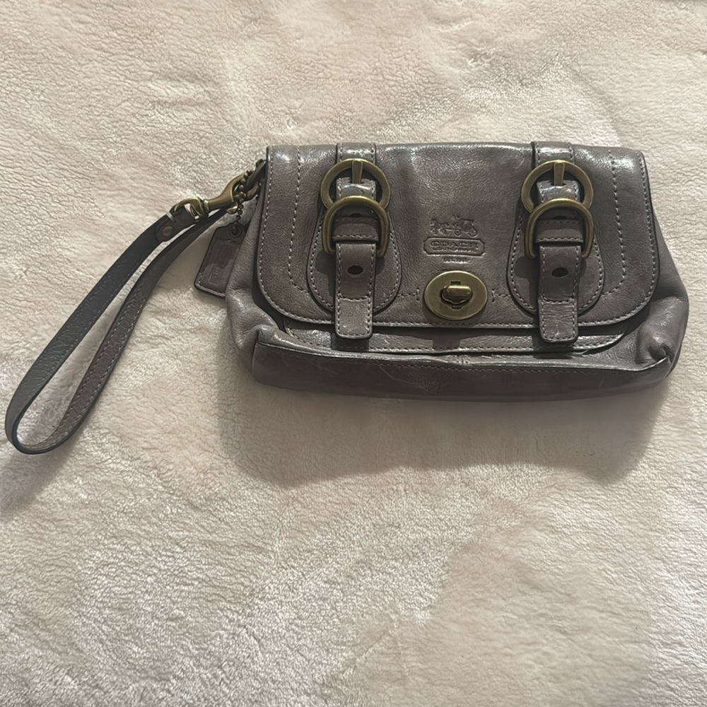 SOLD - COACH Vintage Wristlet